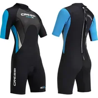 Cressi Neoprenanzug Med X Schwarz/Hellblau/Grau 2,5 mm S