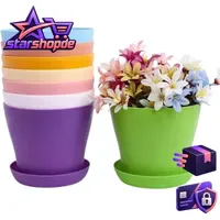 TOKERD Kleiner Blumentopf 10 cm Anzuchttopf