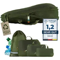 Travel Dude Packwürfel Set mit Kompression aus recycelten Plastikflaschen