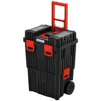 Kistenberg Werkzeugtrolley 2 in 1 rot|schwarz 45 x 36