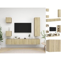 VidaXL 5-tlg. TV-Schrank-Set Sonoma-Eiche Holzwerkstoff
