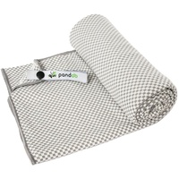 Pandoo Badetuch S grau 40,0 x 80,0 cm
