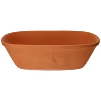 Mambocat Brotkasten Berti echtes Terrakotta Vorrats-Kasten mit Deckel 100