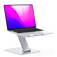Glangeh Laptop Ständer Höhenverstellbar, Ergonomischer, Tragbarer Notebook Ständer für