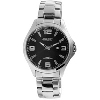 Akzent Exclusive Herren - Uhr Edelstahl Armbanduhr Datumsanzeige Analoganzeige