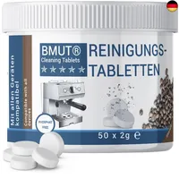 BMUT Reinigungstabletten für Kaffeevollautomaten, Kapselmaschinen & Kaffeemaschinen 50 St