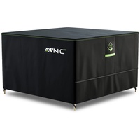 Awnic Abdeckung Gartenmöbel Winterfest 160x160x71cm, Schwerlast 420D Oxford Gewebe