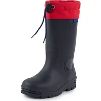 Ladeheid Gummistiefel Kinder mit Schnürung Hohe Regenstiefel für Jungen