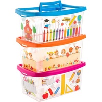 2 friends 2friends Aufbewahrungsbox Kinder, 3 Aufbewahrungsboxen, 4l Kisten