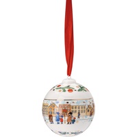 Hutschenreuther Porzellankugel Weihnachtskugel 2023 Porzellankugel, 6 CM