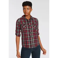 Arizona Karobluse Lässiger-Holzfäller-Look Gr. 46, rot-schwarz, , 698882-46