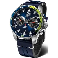 Vostok Europe 6S21-225A708-Chronograph Rocket N1 Blau - Blau/Blau