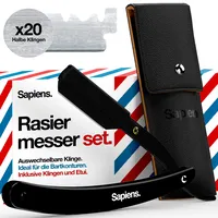 Sapiens Barbershop Rasiermesser Herren - Bart Rasierer + 25
