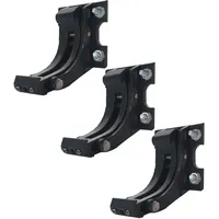 MCW 3er-Set Wandhalterung für Markise H124, Wandkonsole Wandmontage Adapter