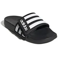 Adidas Adilette Comfort Adjustable Flipflop CBLACK/FTWWHT/CBLACK 28