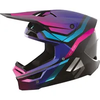Shot Race Offroad-helm - Sky Purple Chrome - XL