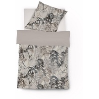 FLEURESSE Bettwäsche Mako-Satin - grau