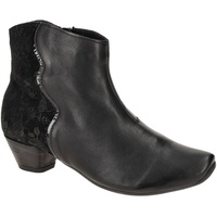 THINK! AIDA chromfrei gegerbte nachhaltige Stiefelette SCHWARZ/KOMBI 0000