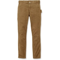 CARHARTT Crawford Slim-Fit Textilhose Damen - Braun - 14