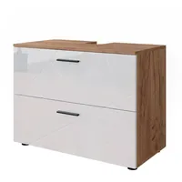 Vicco Irma 80 x 58,6 x 41 cm goldkraft-eiche/weiß