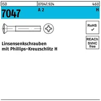 Industrial Quality Supplies ISO 7047 Form C LinsenSenkkopfschraube M2,5x16