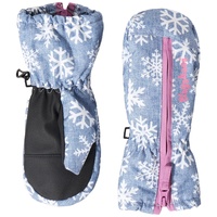 Playshoes Fäustling Schneeflocken mit Reißverschluss