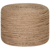 VidaXL Juteseil 100 m Länge 4 mm Stärke