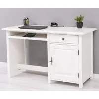 Casa Padrino Landhausstil Schreibtisch Weiß 130 x 60 x