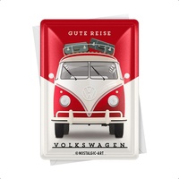 Nostalgic-Art Retro Blechpostkarte, 10 x 14 cm, VW –