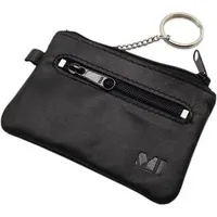 Myledershop Kalbsleder Schlüsseltasche MJ-Design-Germany (Schwarz)