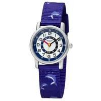 REGENT Jungen Analog Quarz Uhr mit Textil Armband 12400317