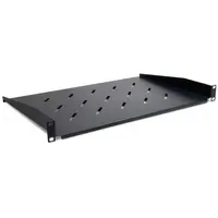 Inter-Tech 19" Boden SW-1U-300, Fachboden - schwarz