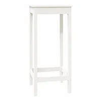 VidaXL Bartisch Weiß 50x50x110 cm Massivholz Kiefer