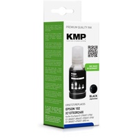 KMP schwarz Tintenflasche kompatibel zu EPSON 102/T03R14
