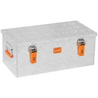 AluBox Werkzeugtruhe 45 l Aluminium grau 62,5x34x25 cm