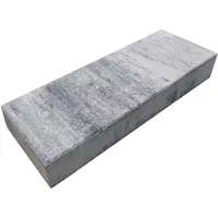 Ehl Blockstufe Weiß-Anthrazit-Nuanciert 100 cm x 35 cm x