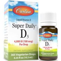 Carlson Labs Super Daily D3, 4000 IU, 10 ml