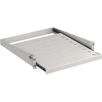EFB 691667GR.2A 19” 2HE Fachboden ausziehbar, T=355 mm, Frontbefestigung,