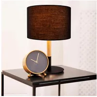 NÄVE Tischlampe, Textil-Tischleuchte TESSILE E14