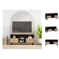 VidaXL TV-Schrank 100x33x46 cm Altholz Massiv und Holzwerkstoff