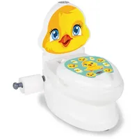 Jamara Meine kleine Toilette Küken mit Spülsound und Toilettenpapierhalter