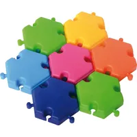 Eduplay 120545 Hexagon Bausteine, mehrfarbig, 96-teilig (1 Set)
