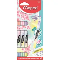 Maped Textmarker FLUO'PEPS PEN DUO Pastell, 3