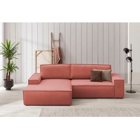 Home Affaire SHERWOOD Schlafsofa 267 cm, L-Form, Schlaffunktion mit