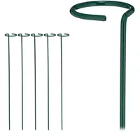 Relaxdays Pflanzstäbe Metall 60 cm 6er Set