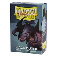 Arcane Tinmen Dragon Shield Matte Black: Outer Sleeves (100)