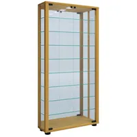 VCM Vitrosa Maxi mit Spiegel, inkl. LED-Beleuchtung, Buche