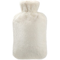 Homealexa Wärmflasche mit weichem Bezug 2L, Premium Naturkautschuk,Sicher und