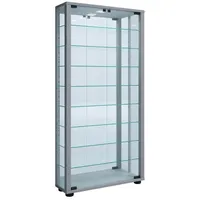 VCM Vitrosa Maxi mit Spiegel, inkl. LED-Beleuchtung, silber