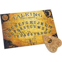 Hölzernes Ouija Board Brett. Hexenbrett mit detaillierten anweisungen Brettspiel
